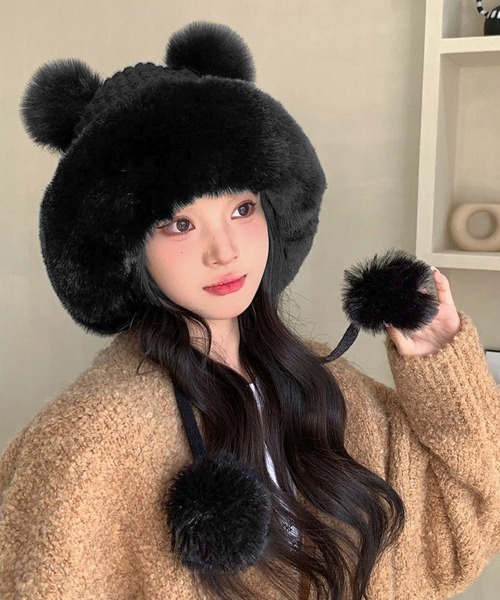 miniministore（ミニミニストア） ニット帽 ニットキャップ ダブル