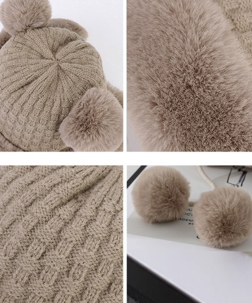 miniministore（ミニミニストア） ニット帽 ニットキャップ ダブル