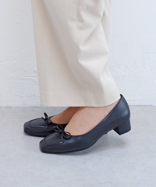 MODE KAORI（モードカオリ） パンプス リボンモカパンプス/6269