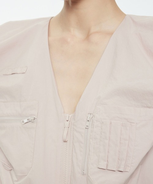 ベスト ジレ Relaxed Chic Pleated Vest / プリーツベスト レディース JNBY ベスト ジレ Relaxed Chic Pleated Vest / プリーツベスト