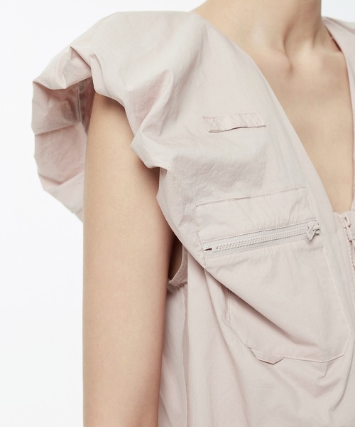 JNBY ベスト ジレ Relaxed Chic Pleated Vest / プリーツベスト