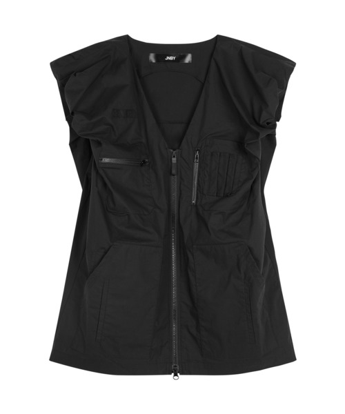ベスト ジレ Relaxed Chic Pleated Vest / プリーツベスト レディース JNBY ベスト ジレ Relaxed Chic Pleated Vest / プリーツベスト
