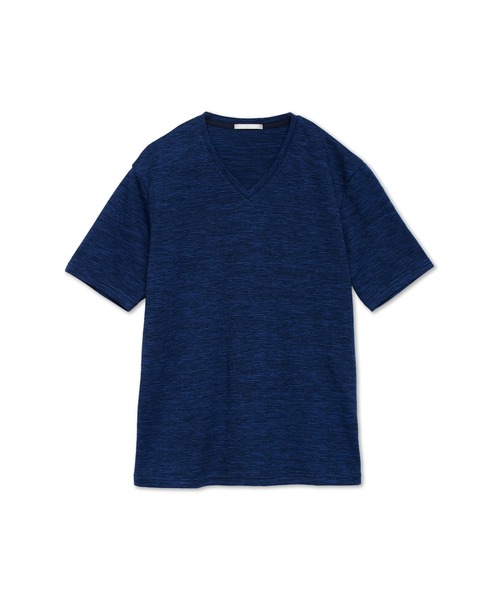 HIGH STREET∴ABSかすれ千鳥JQ半袖Vネックカットソー 楽天市場】HIGH STREET∴ABSかすれ千鳥JQ半袖Vネックカットソー