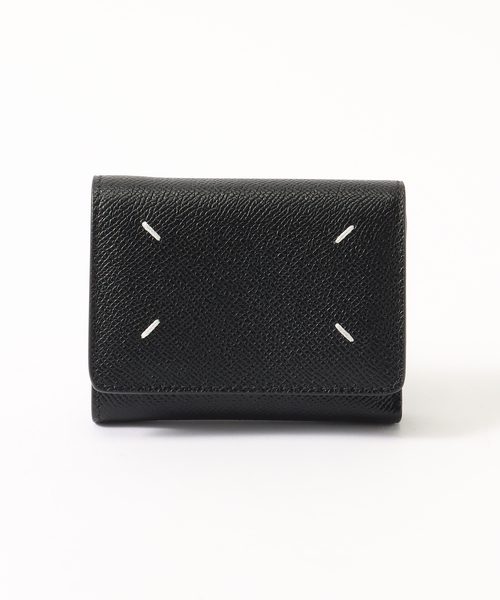 【美品】マルジェラ  ZIP COMPACT TRI FOLD  財布 三つ折り MM6 Maison Margiela メゾン マルジェラ ZIP COMPACT TRI FOLD