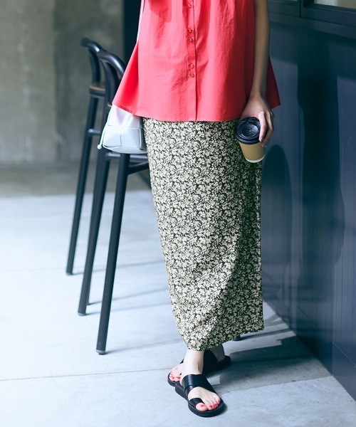 slattgir スカート 高身長 小花柄ロングスカート(トールサイズ slattgir スカート 高身長 小花柄ロングスカート(トールサイズ