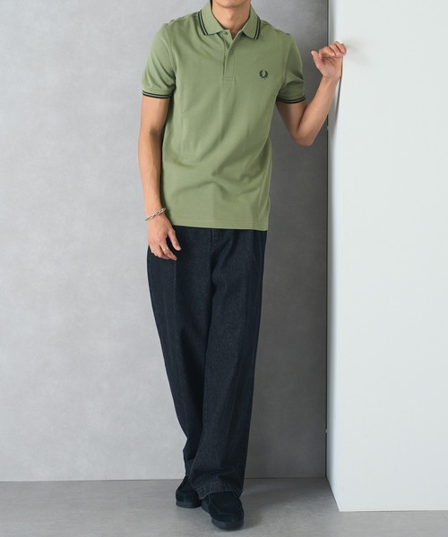 新品　FRED PERRY ポロシャツ SHIRT M3600 Green S FRED PERRY ポロシャツ 限定展開 PERRY/フレッドペリー The Fred