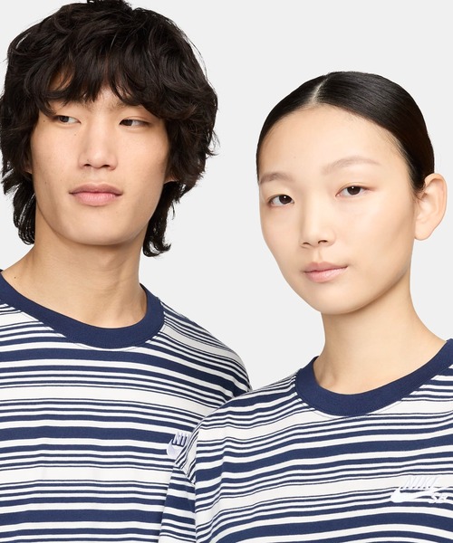NIKE 90s ネイビー ストライプ シャツ NIKE 日本未発売 SB MAX 90 SKATE STRIPED T-SHIRT 