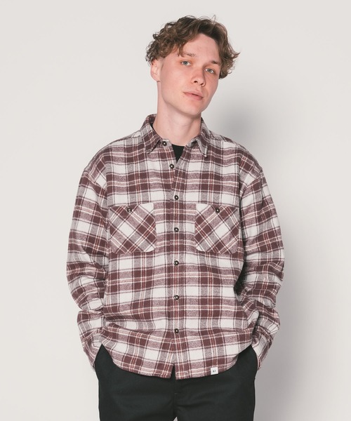 VINTAGE TWILL COTTON NEL SHIRT VINTAGE TWILL COTTON NEL SHIRT