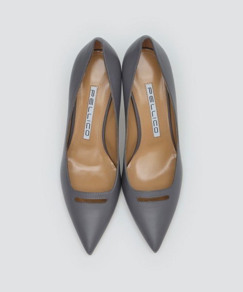 PELLICO パンプス ANIMA アネッリ スムース 6.5cm STEEL GREY 
