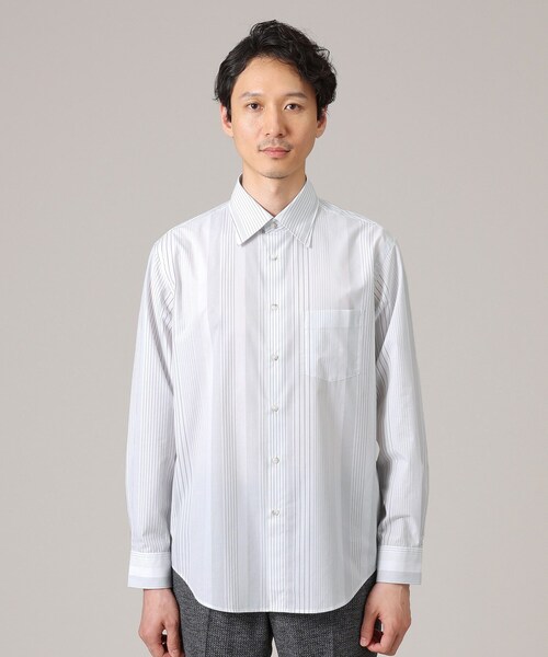 【新品未使用】 TAKEO KIKUCHI ストライプ 水玉 タグ付き ブルー 大人のホビーチェンジタイ】マルチ組織 ストライプ ネクタイ