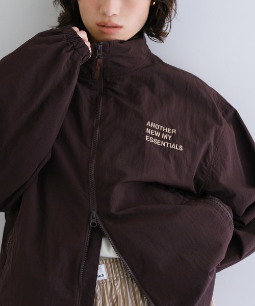 ANME ブルゾン ジャンバー 「新色追加」ANMEロゴナイロンジャケット