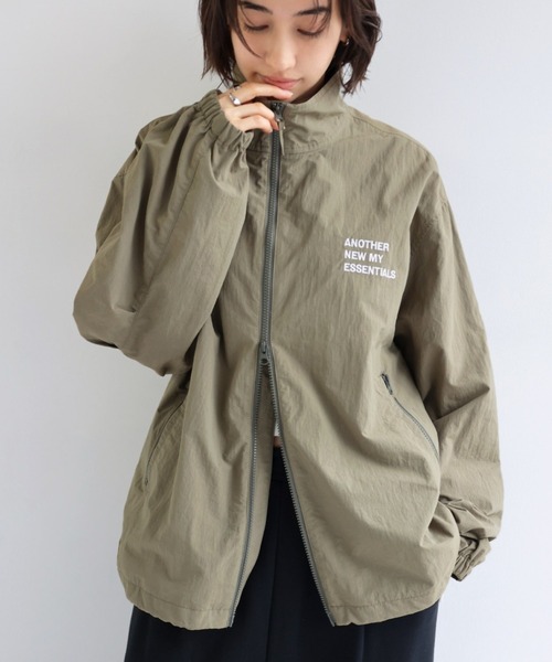 ANME ブルゾン ジャンバー 「新色追加」ANMEロゴナイロンジャケット