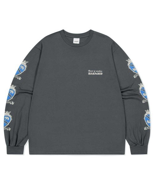 tシャツ 「mahagrid/マハグリッド」 HEART LOGO LS TEE/ハートロゴ長袖Ｔシャツ レディース メンズ