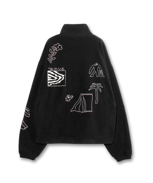 UKABU STORE×CommonNoun ”NATURE”norahi フリースハーフジップ