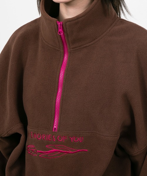 UKABU STORE×CommonNoun ”NATURE”norahi フリースハーフジップ レディース メンズ