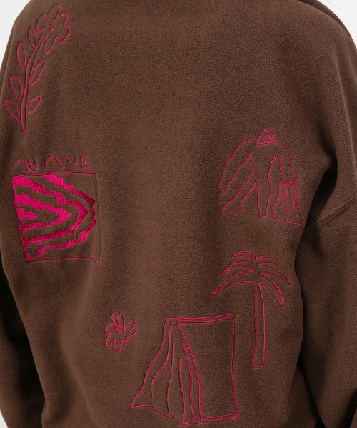 UKABU STORE×CommonNoun ”NATURE”norahi フリースハーフジップ レディース メンズ