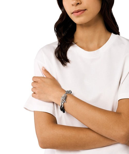 ブレスレット　diesel ディーゼル DIESEL DX1457931 ロゴ IDプレート チェーン