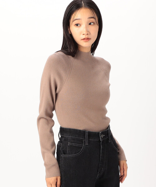 訳あり　コムサイズム　ハイネック ニットプルオーバー毛 30%(ハ) COMME CA ISM - 訳あり コムサイズム ハイネック ニットプルオーバー毛