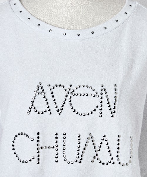avenchumu Tシャツ twin skull print harness T-shirt – AVENCHUMU （アバンチュウム）