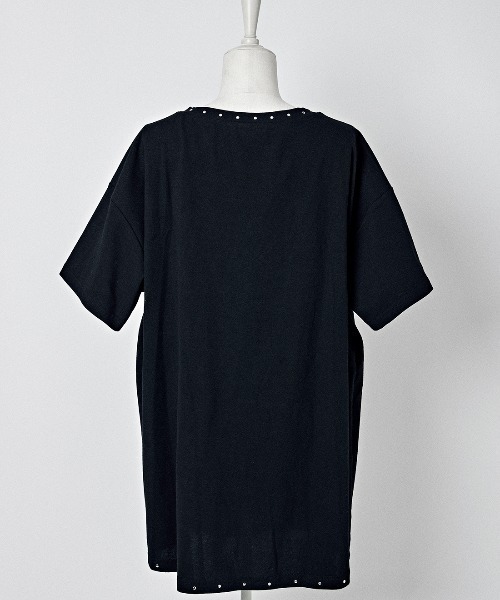 AVENCHUMU tシャツ Studs logo t-shirt レディース : ZOZOTOWN Yahoo