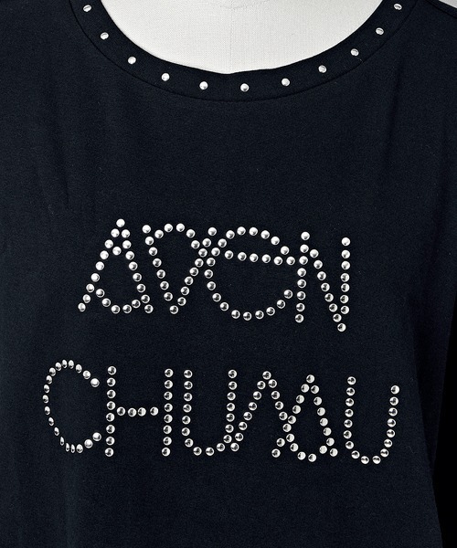 AVENCHUMU tシャツ Studs logo t-shirt レディース : ZOZOTOWN Yahoo
