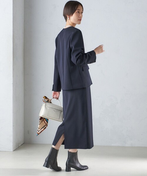 SHIPS セットアップ ストレッチ ツイル プルオーバー ジャケット