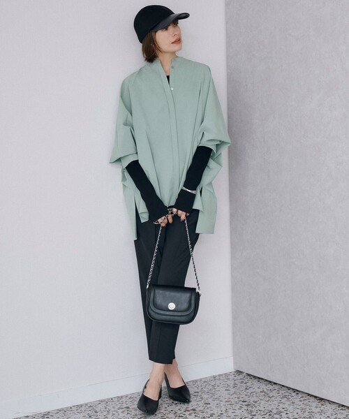 【CLASSY.1月号掲載・洗える】ハイゲージリブベーシック プルオーバーニット CLASSY.1月号掲載・洗える】ハイゲージリブベーシック プル