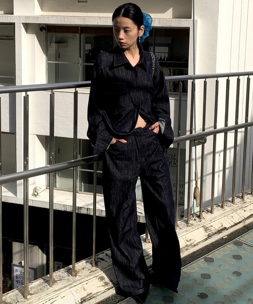 LONSLAN ジャケット Gジャン 「25SS」デニムルックシャツジャケット  