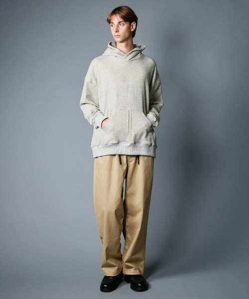 パーカー rehacer : Cozycraft LoopWheelSweat PK / コジークラフトループウイール（吊り編み）スウェットパーカー_7