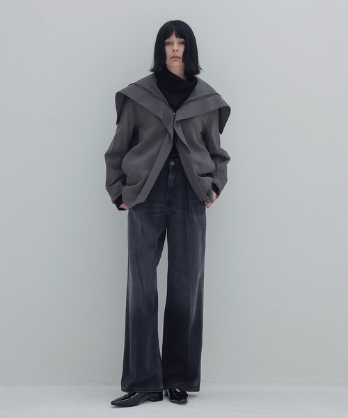 DRESSLAVE（ドレスレイブ） ブルゾン アウター big collar zip blouson