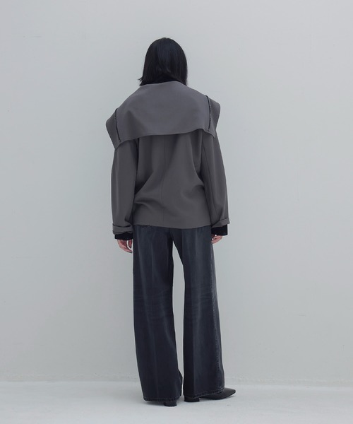 DRESSLAVE（ドレスレイブ） ブルゾン アウター big collar zip blouson
