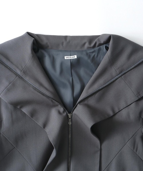 DRESSLAVE（ドレスレイブ） ブルゾン アウター big collar zip blouson