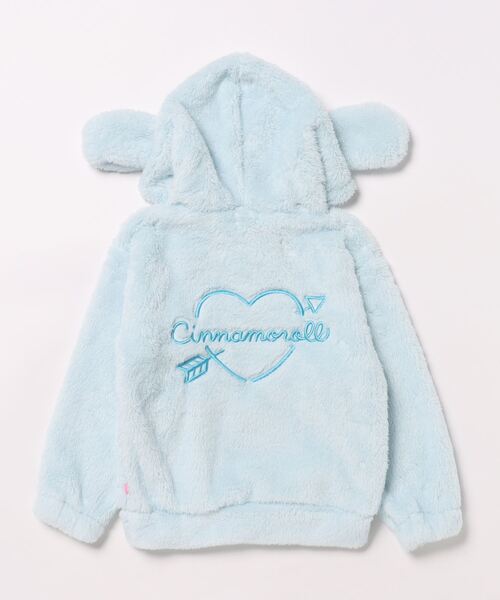 land by milkboy サンリオ シナモロール ボア パーカー ブルー land by milkboy サンリオ シナモロール ボア パーカー ブルー