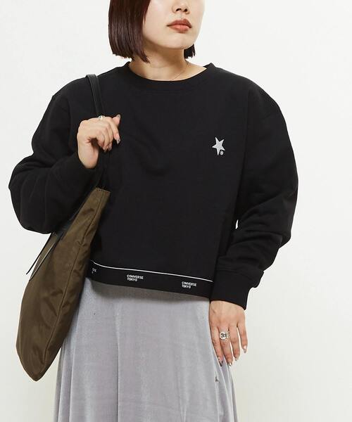 CONVERSE TOKYO トレーナー スウェット LOGO HEM SHORT SWEAT