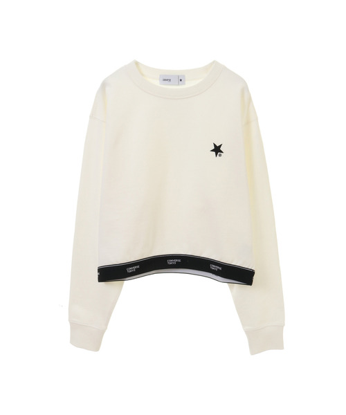 トレーナー スウェット BACK LOGO SHORT SWEAT レディース CONVERSE TOKYO トレーナー スウェット BACK LOGO SHORT SWEAT