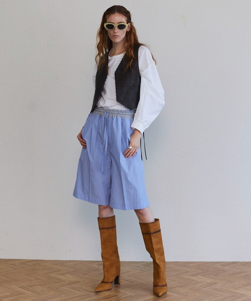 【新品　未使用】maison specialメゾンスペシャル　ハーフパンツ MAISON SPECIAL パンツ Double Waist Easy Half Pants/ダブル