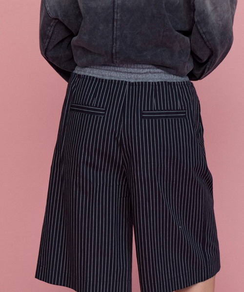 MAISON SPECIAL パンツ Double Waist Easy Half Pants/ダブル