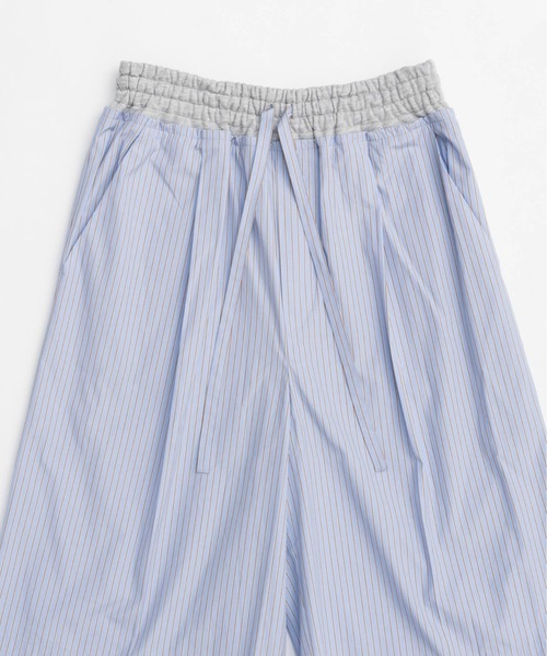 MAISON SPECIAL パンツ Double Waist Easy Half Pants/ダブル
