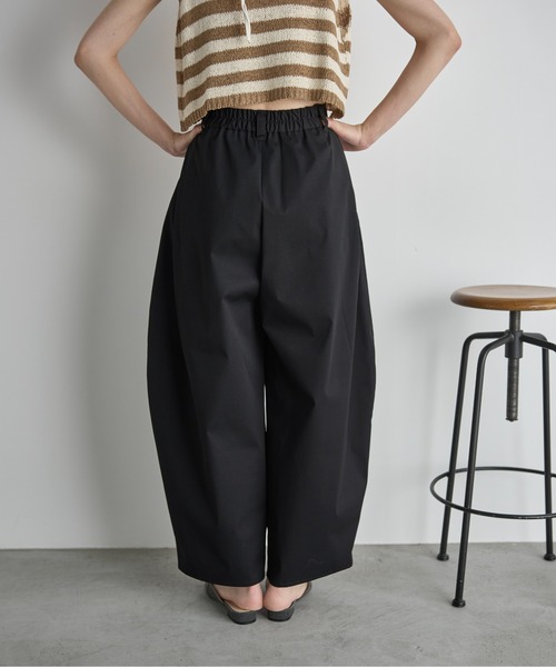コクーンチノパンツ GREIGE】ストレッチコクーンチノパンツ