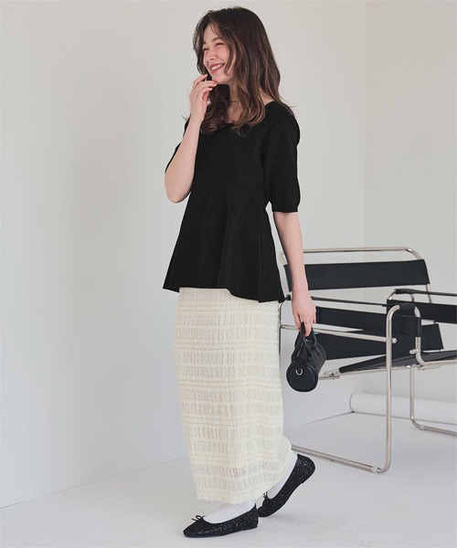 Tory Burch ペプラムニット S Tory Burch ペプラムニット S