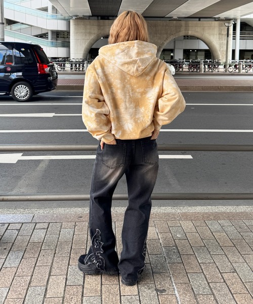 パーカー タイダイ柄ジップパーカー メンズ レディース : ZOZOTOWN