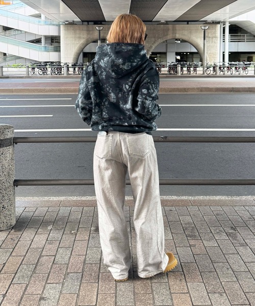 パーカー タイダイ柄ジップパーカー メンズ レディース : ZOZOTOWN