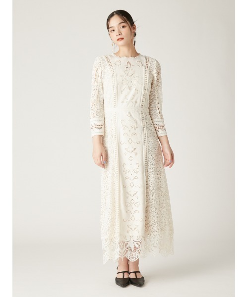 フレイアイディー　ケミカルレースコンビタイトドレス フレイアイディー レースコンビ（ファッション）のおすすめ人気商品