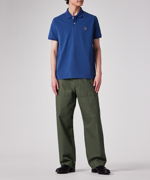 ポールスミス　スラックス パンツ PS Paul Smith パンツ コットンツイル ワイドシルエット