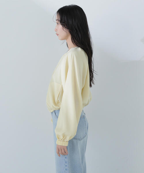 NATURAL BEAUTY BASIC ドルマンジップアップブルゾン NATURAL BEAUTY BASIC｜シアークロップドブルゾン | Rakuten