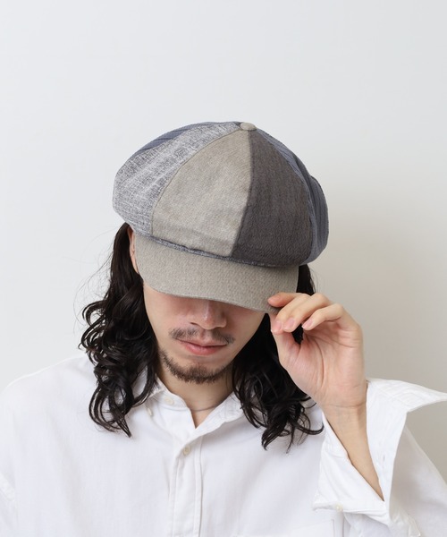 B05133W 新品 THE SCOTCH HOUSE パッチワークキャスケット B05133W 新品 THE SCOTCH HOUSE パッチワークキャスケット 帽子
