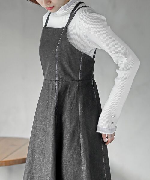 r・p・s（アールピーエス） セットアップ デニムブルゾン×キャミ