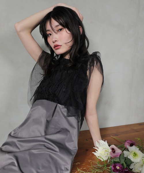 nina 結婚式 お呼ばれ ノースリーブ パーティードレス 楽天市場】パーティードレス パーティー 結婚式 披露宴 二次会