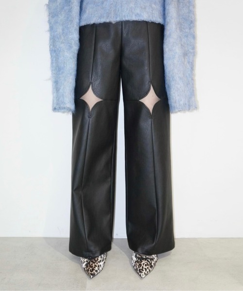 「musubore」 パンツ 1 ブラック レディース_画像8