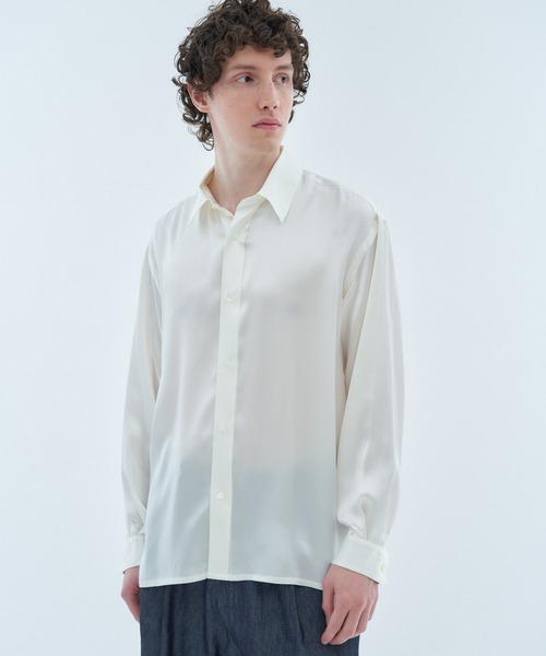 COLUMN（コラム） シャツ COLUMN / シルクサテン シャツ「THE COLUMN